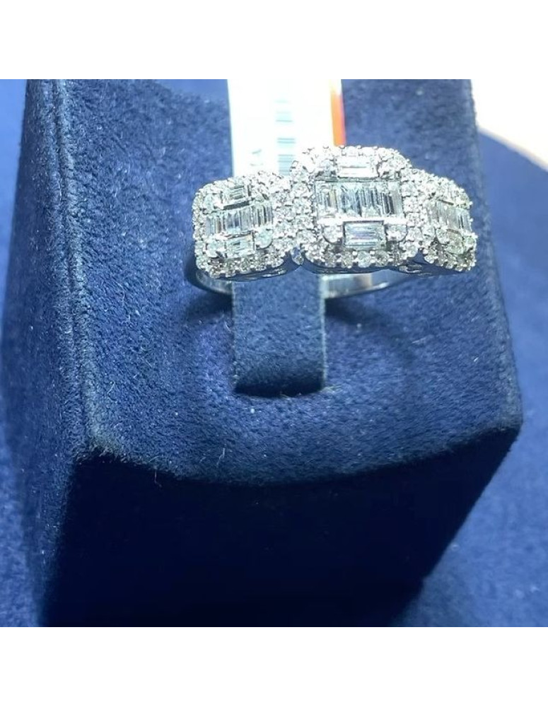 baget yüzük pırlanta 0.95 carat 