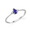 pırlanta yüzük 0.29 carat Safir 