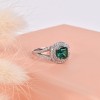 emerald yüzük 1.93 carat pırlanta 