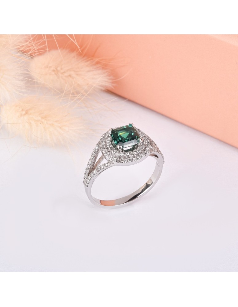 emerald yüzük 1.93 carat pırlanta 