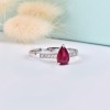 pırlanta yüzük 0.83 carat ruby yakut